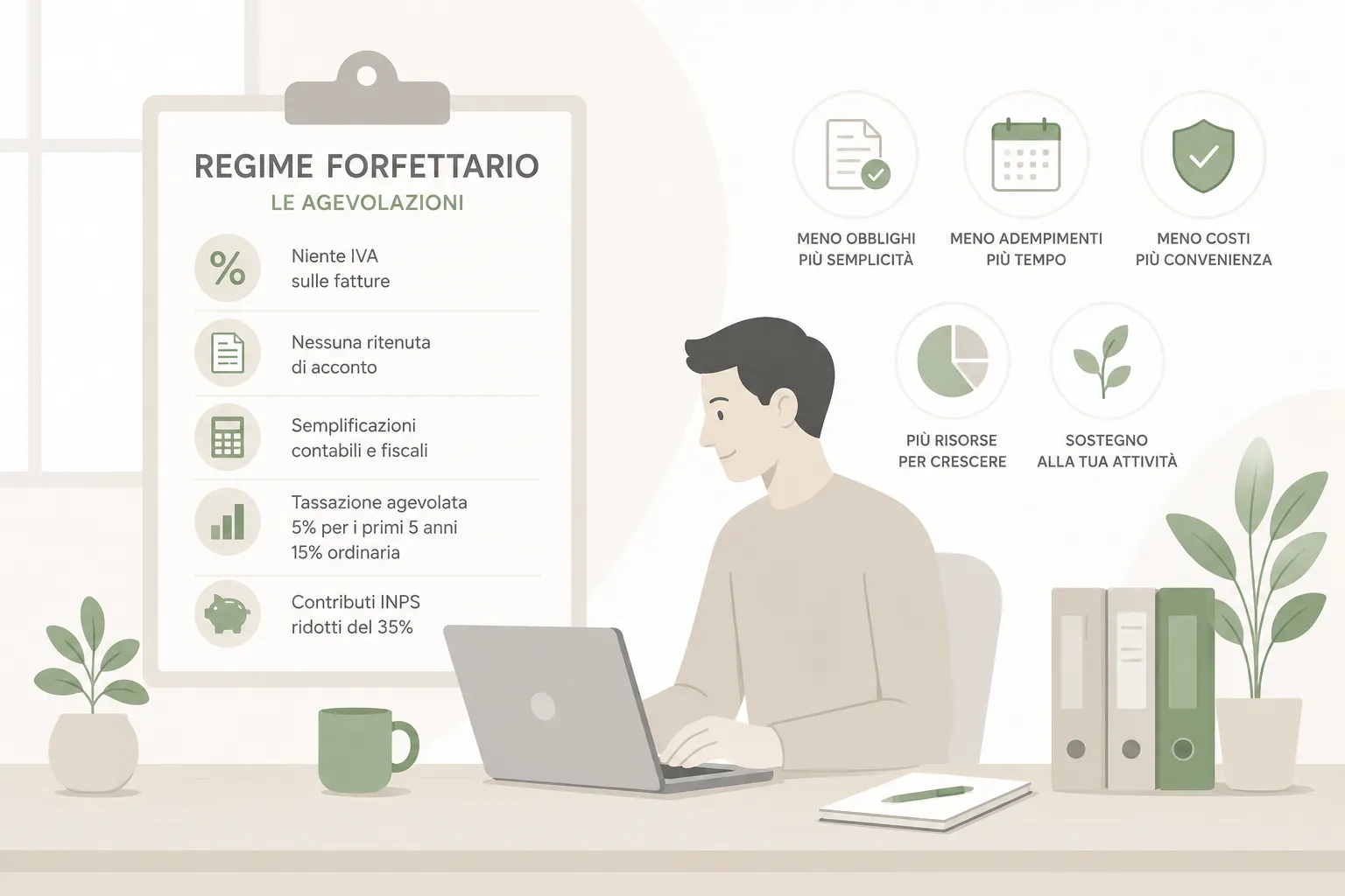 Forfettario agevolazioni