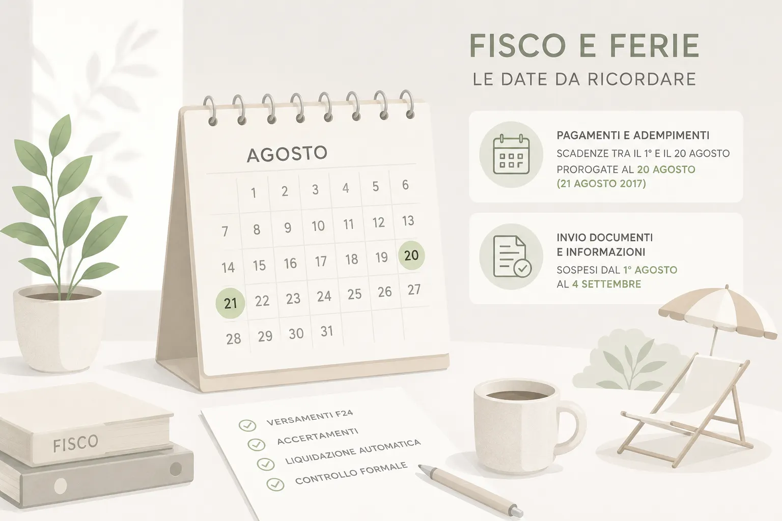 Fisco e ferie