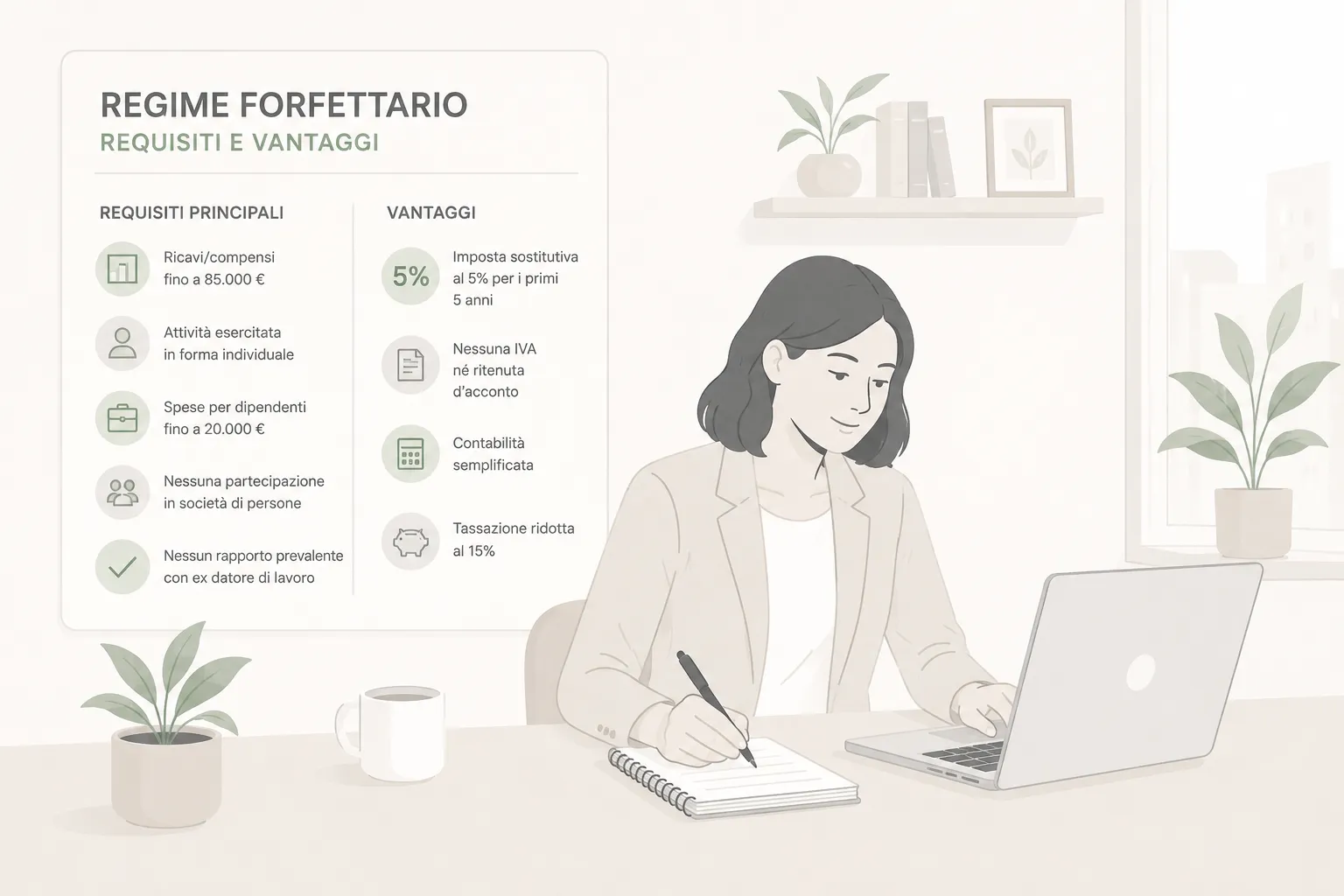 Forfettario vantaggi