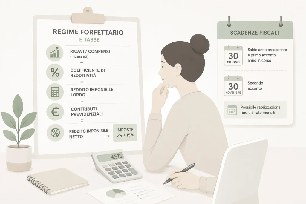 Regime forfettario e tasse