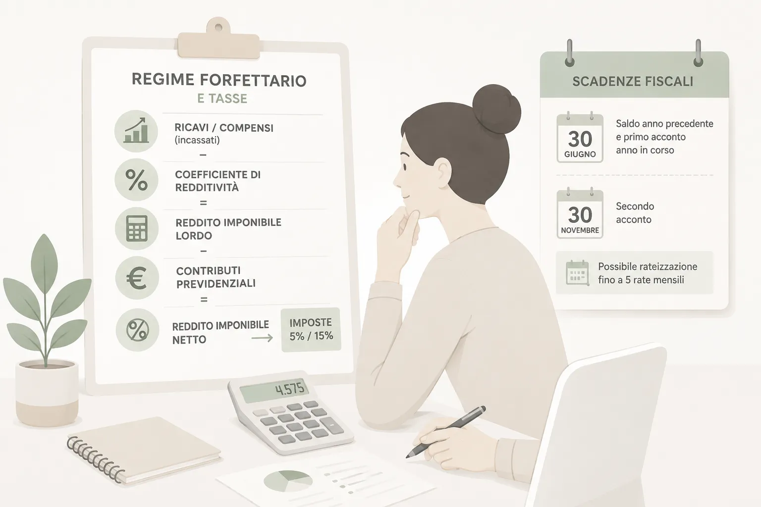 Regime forfettario e tasse