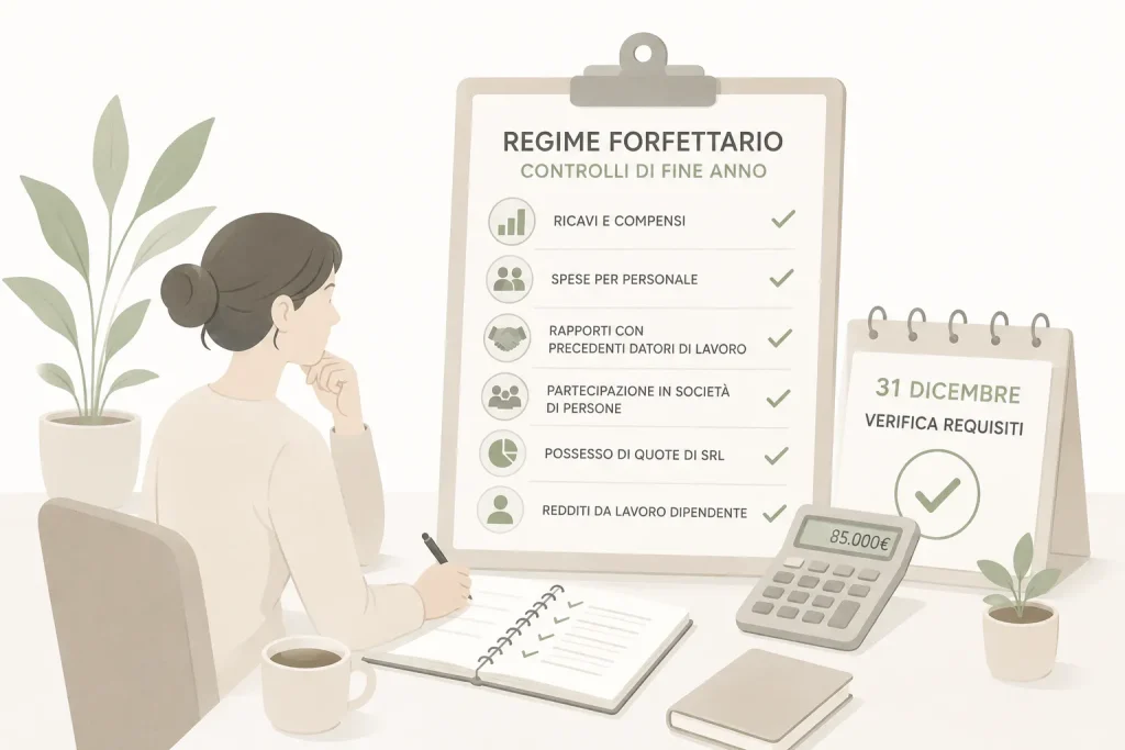 Forfettario e controlli di fine anno