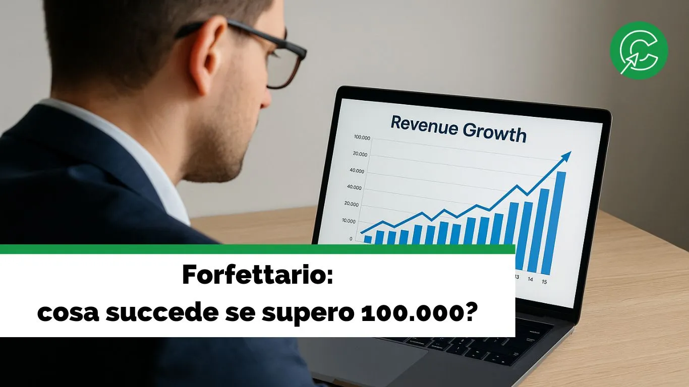 Regime forfettario: cosa succede se supero 100.000 euro?
