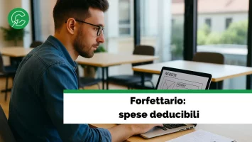 Spese deducibili forfettario: cosa puoi scaricare davvero