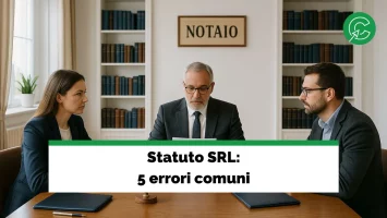 Errori statuto SRL: 5 sbagli comuni