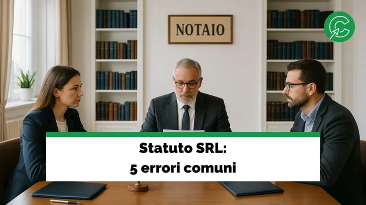 Errori statuto SRL: 5 sbagli comuni