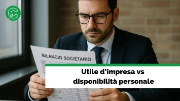 Utile d'impresa e disponibilità personale