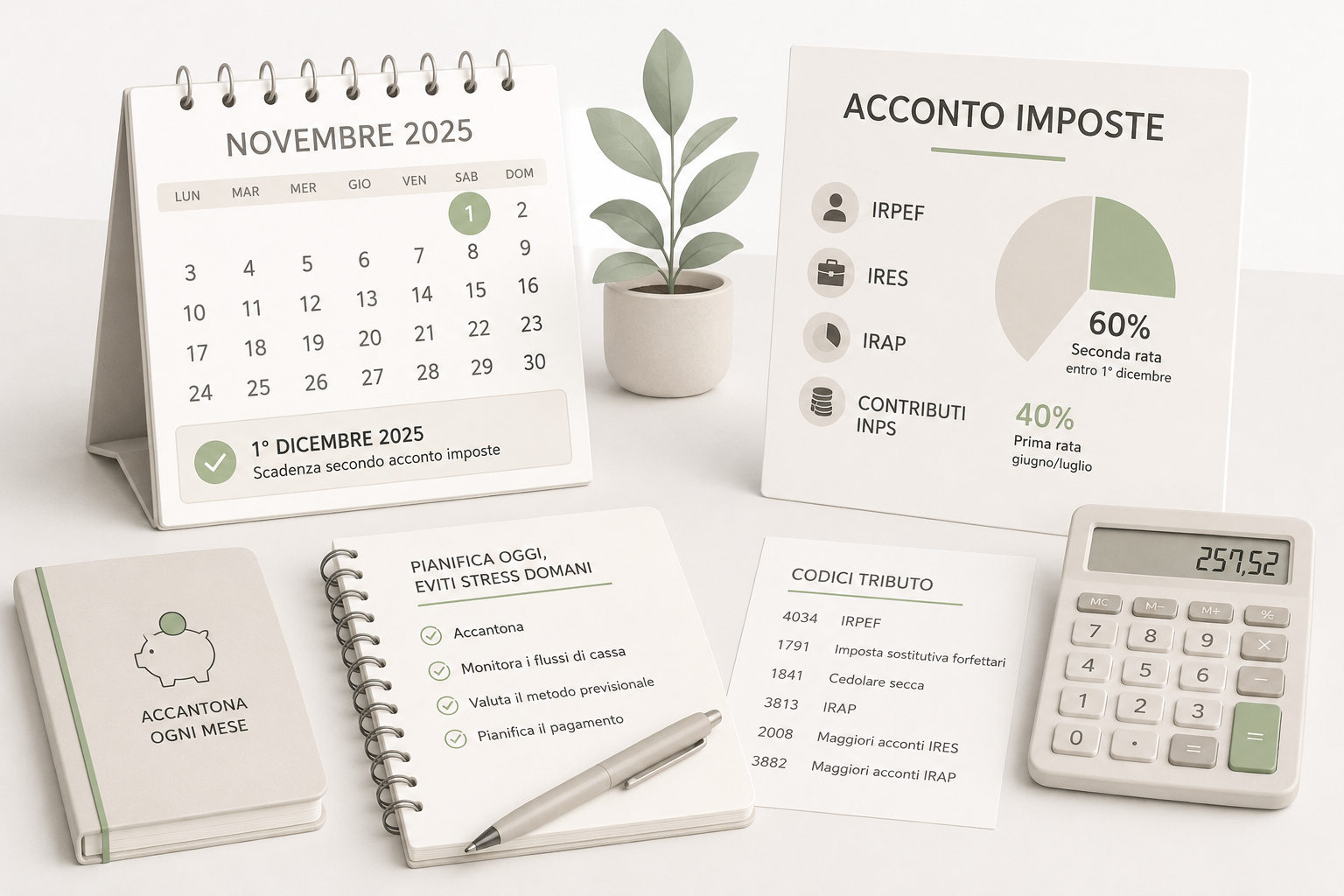 Acconto imposte novembre