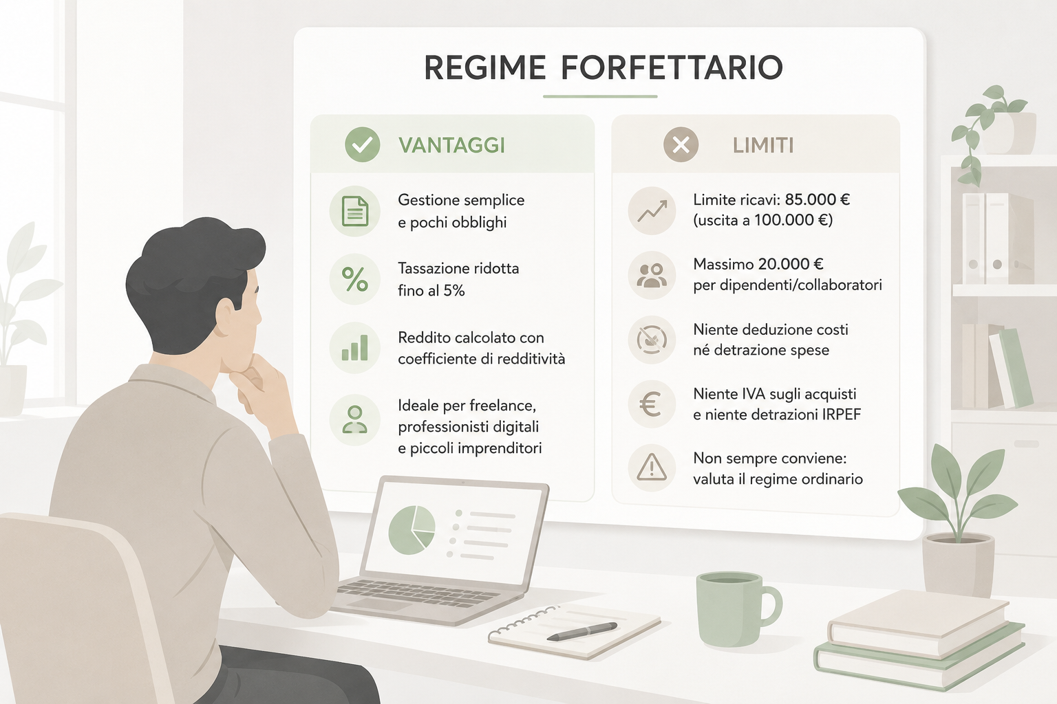 Regime forfettario vantaggi e limiti