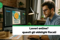 Obblighi fiscali per chi lavora online