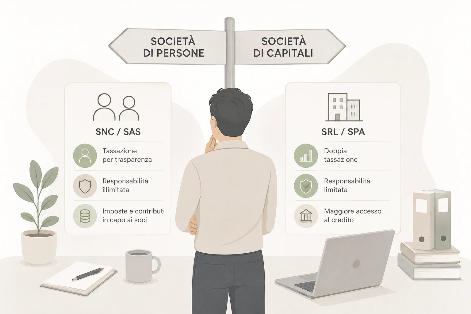 Tassazione società