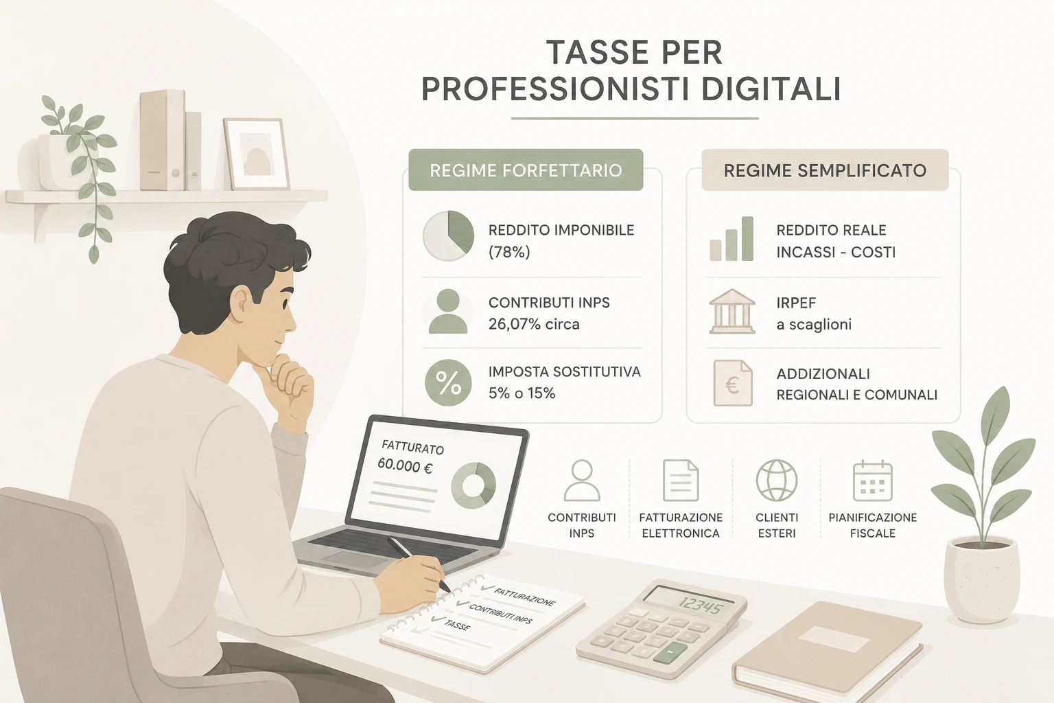 Tasse professionisti digitali