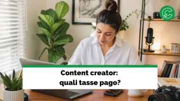 content creator quali tasse pago