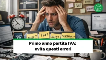 Primo anno partita IVA: attento agli errori