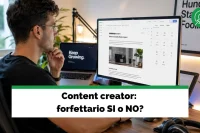 Regime forfettario content creator