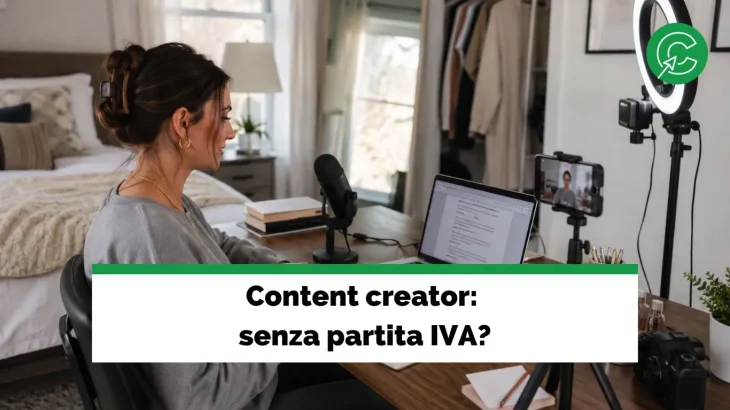 Content creator senza partita IVA