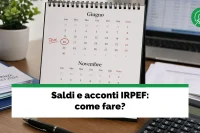 Saldi e acconti IRPEF