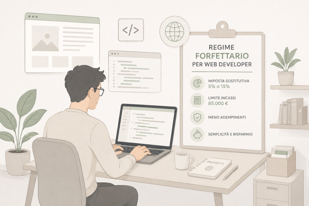Regime forfettario e web developer