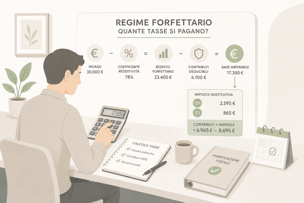 Regime forfettario tasse