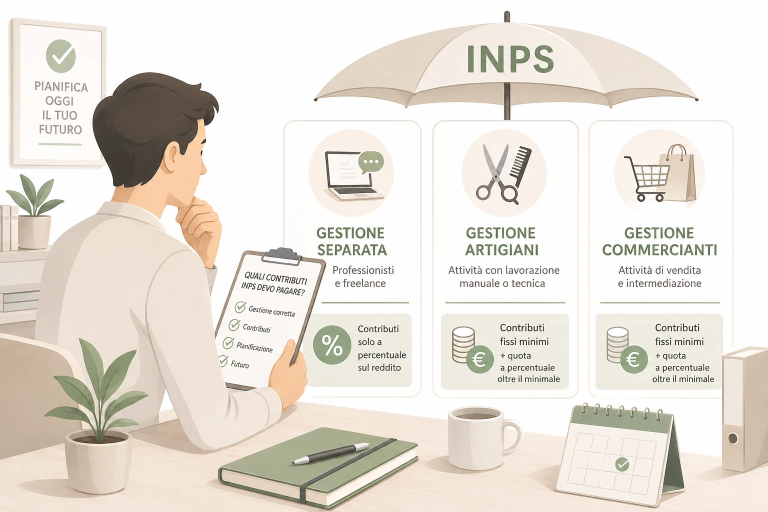 Contributi INPS partita IVA