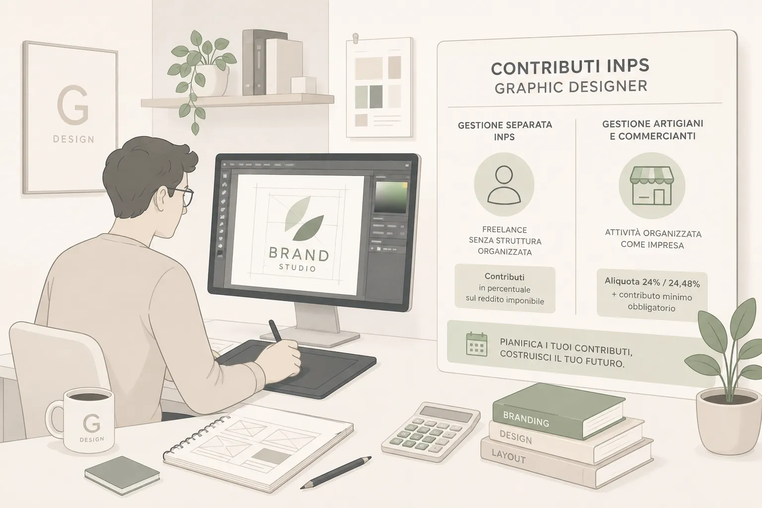 Graphic designer e contributi INPS