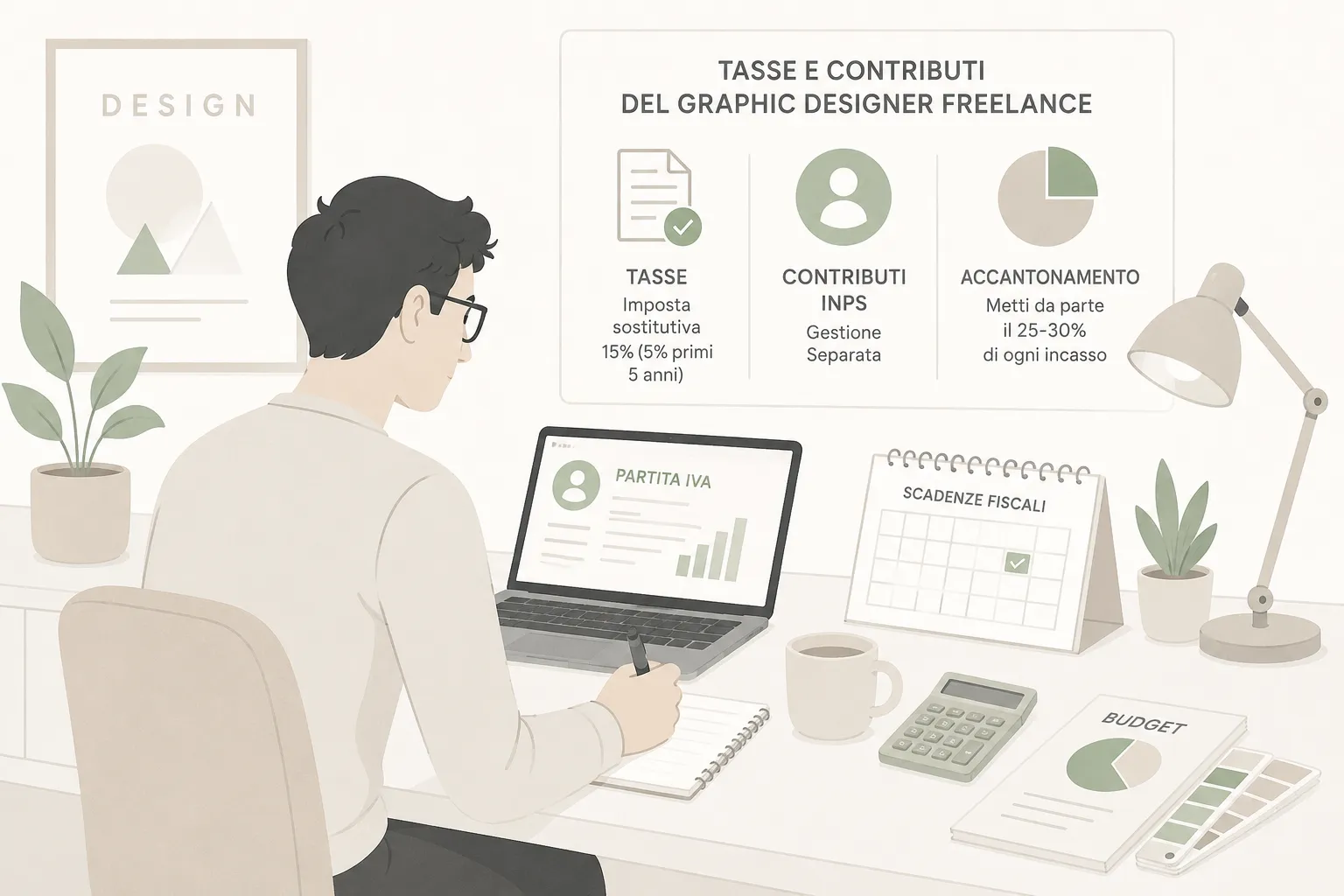 Graphic designer: tasse e imposte