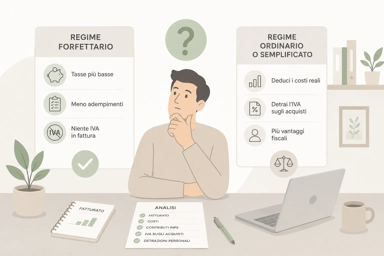 Regime forfettario: quando conviene e quando no