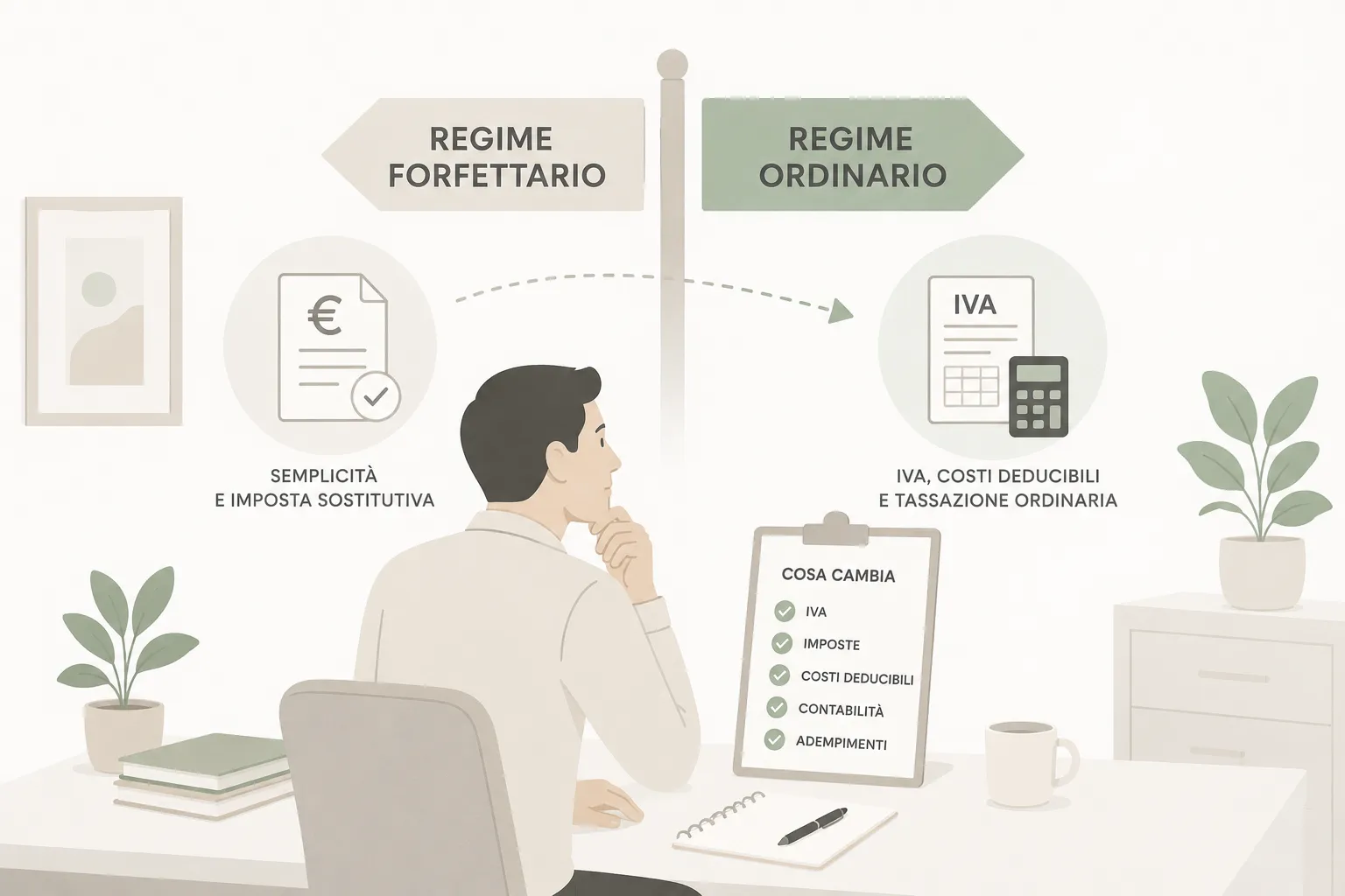 Uscire dal regime forfettario