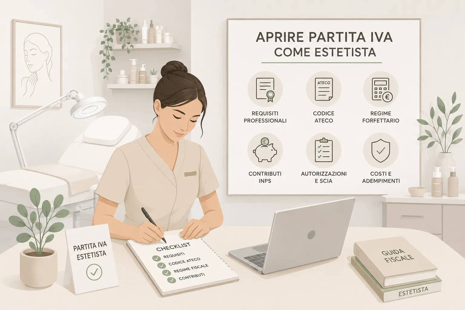 Aprire partita IVA come estetista
