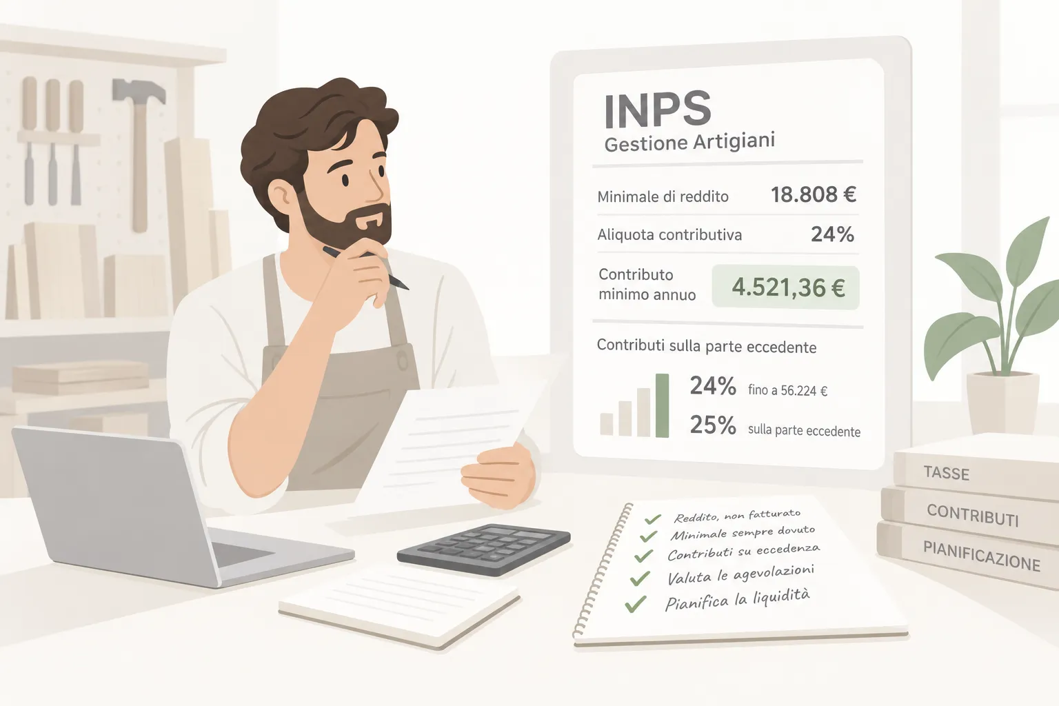 Contributi INPS artigiani