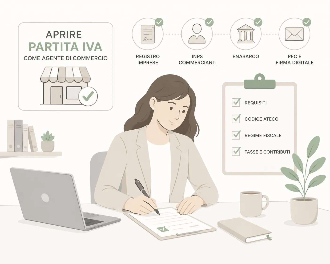 Aprire partita IVA come agente di commercio